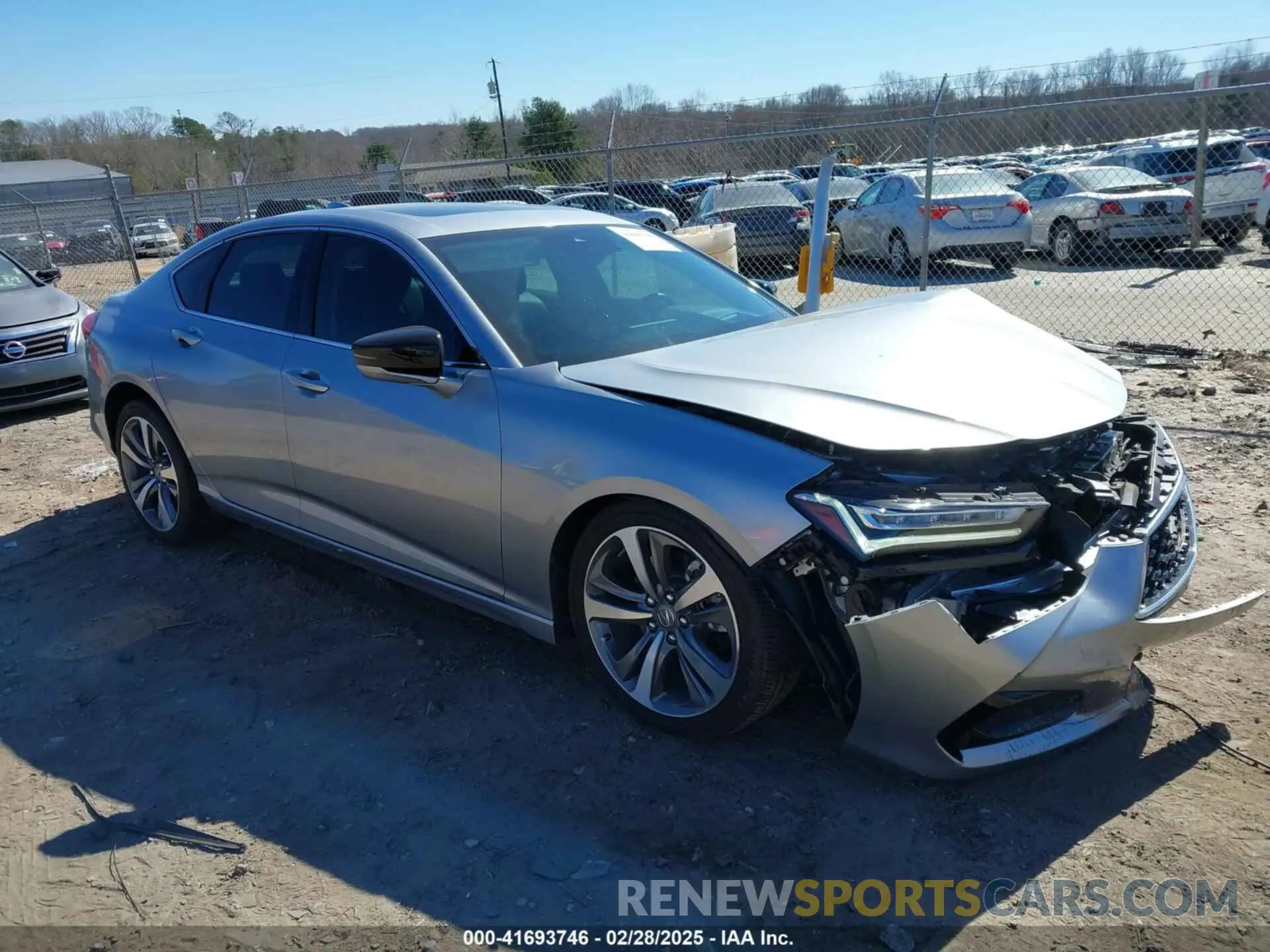 1 Фотография поврежденного автомобиля 19UUB5F68MA007218 ACURA TLX 2021