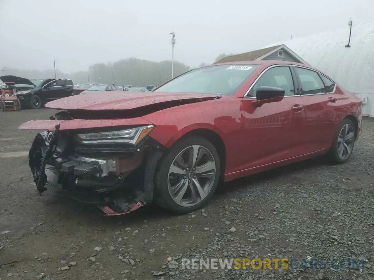 1 Photograph of a damaged car 19UUB5F6XMA014719 ACURA TLX 2021