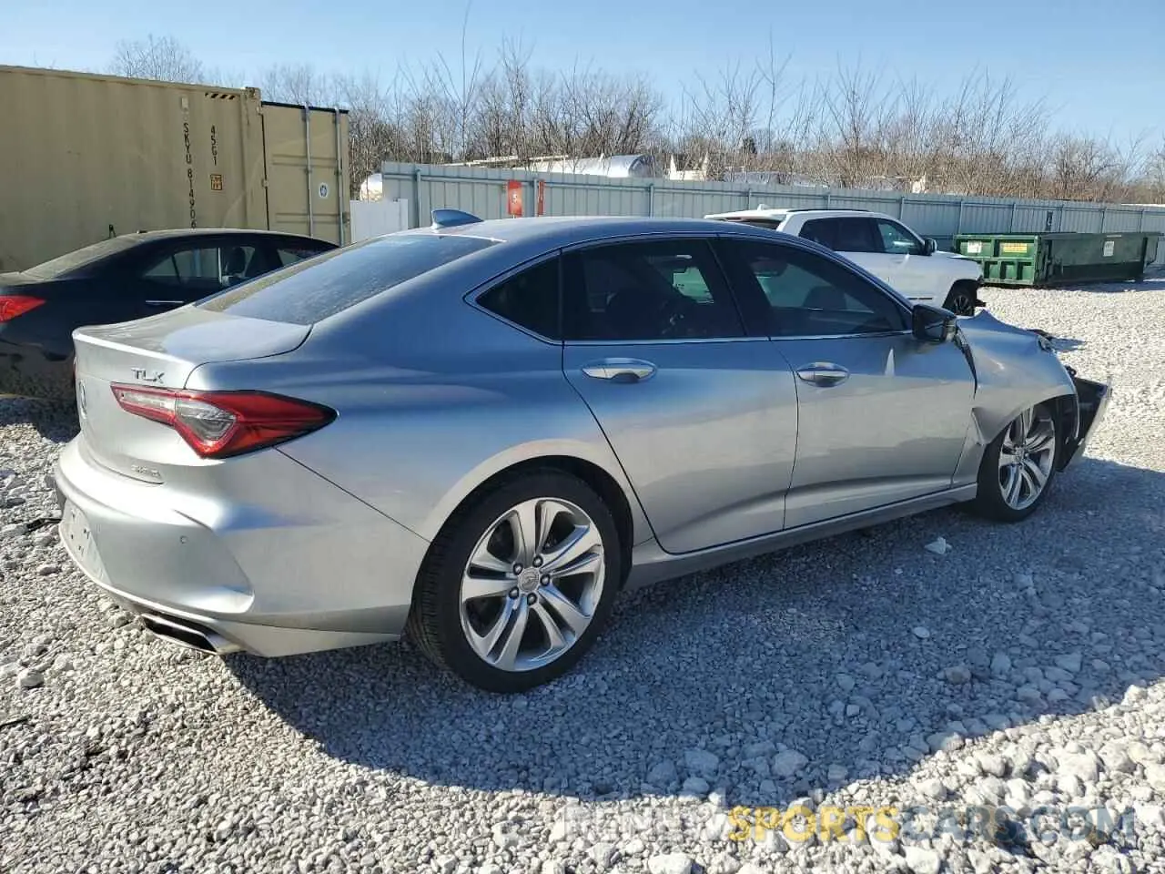 3 Photograph of a damaged car 19UUB6F40MA002728 ACURA TLX 2021