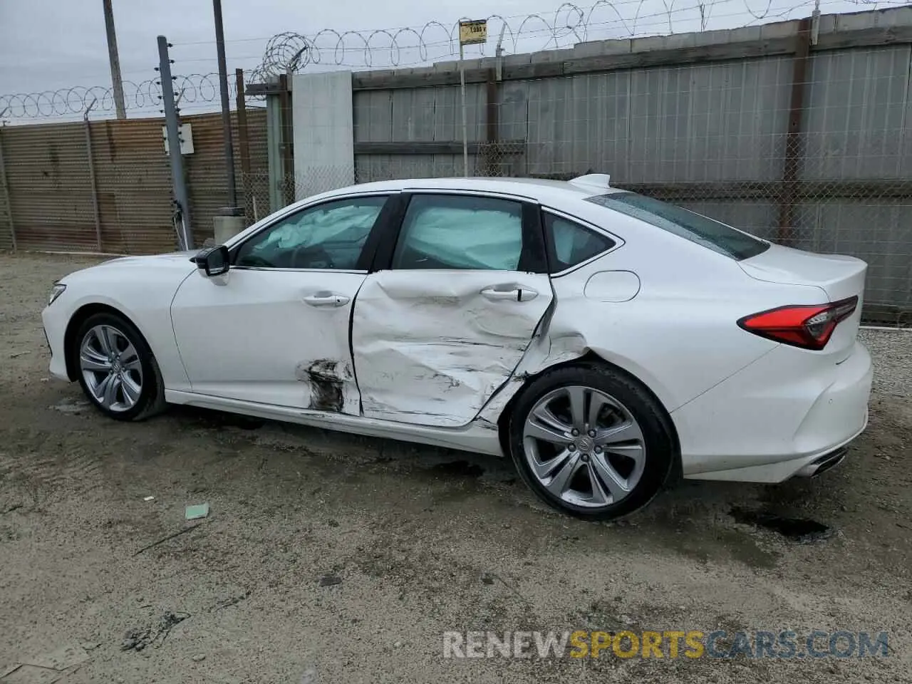 2 Photograph of a damaged car 19UUB6F43MA006790 ACURA TLX 2021