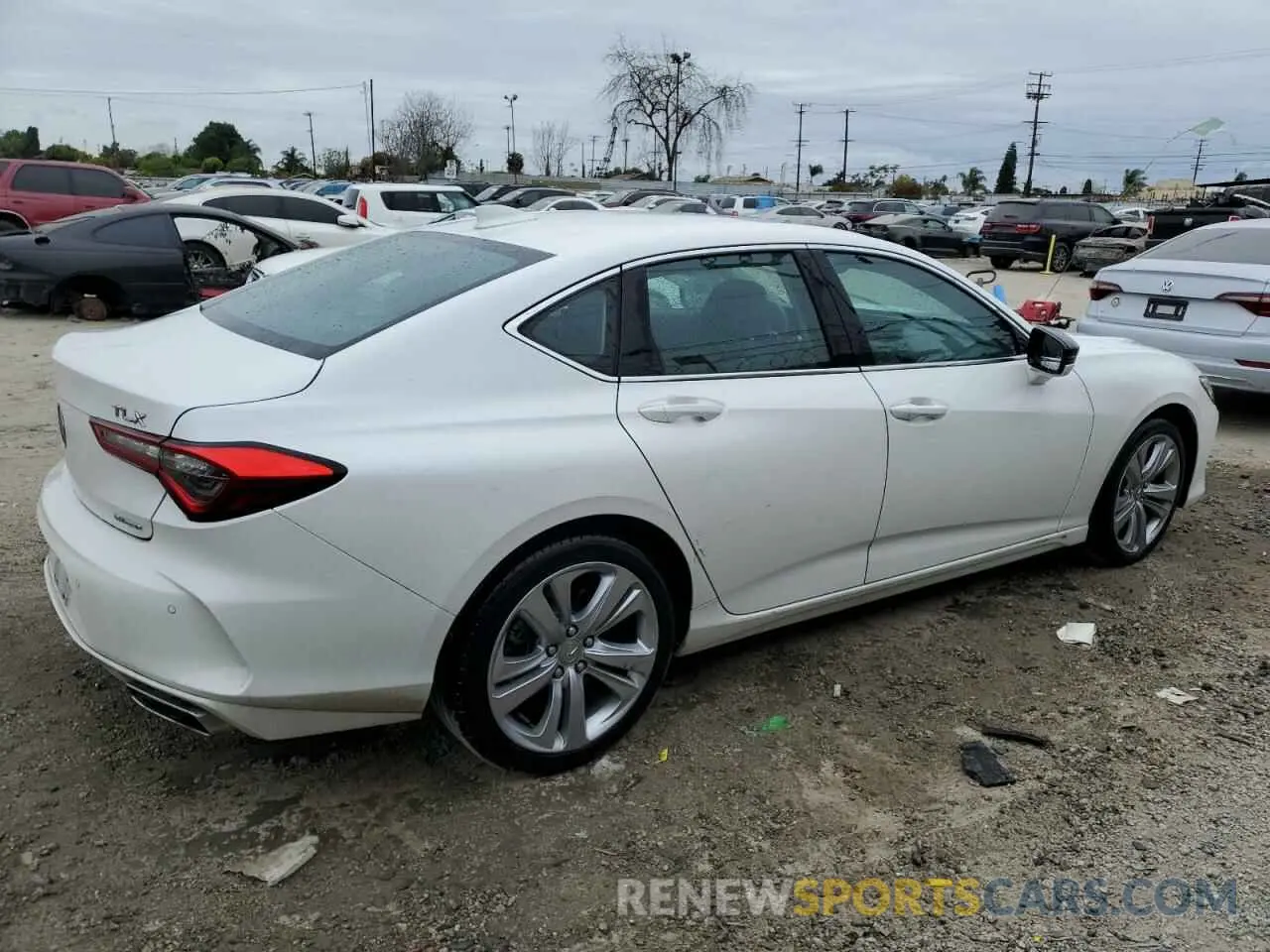 3 Photograph of a damaged car 19UUB6F43MA006790 ACURA TLX 2021