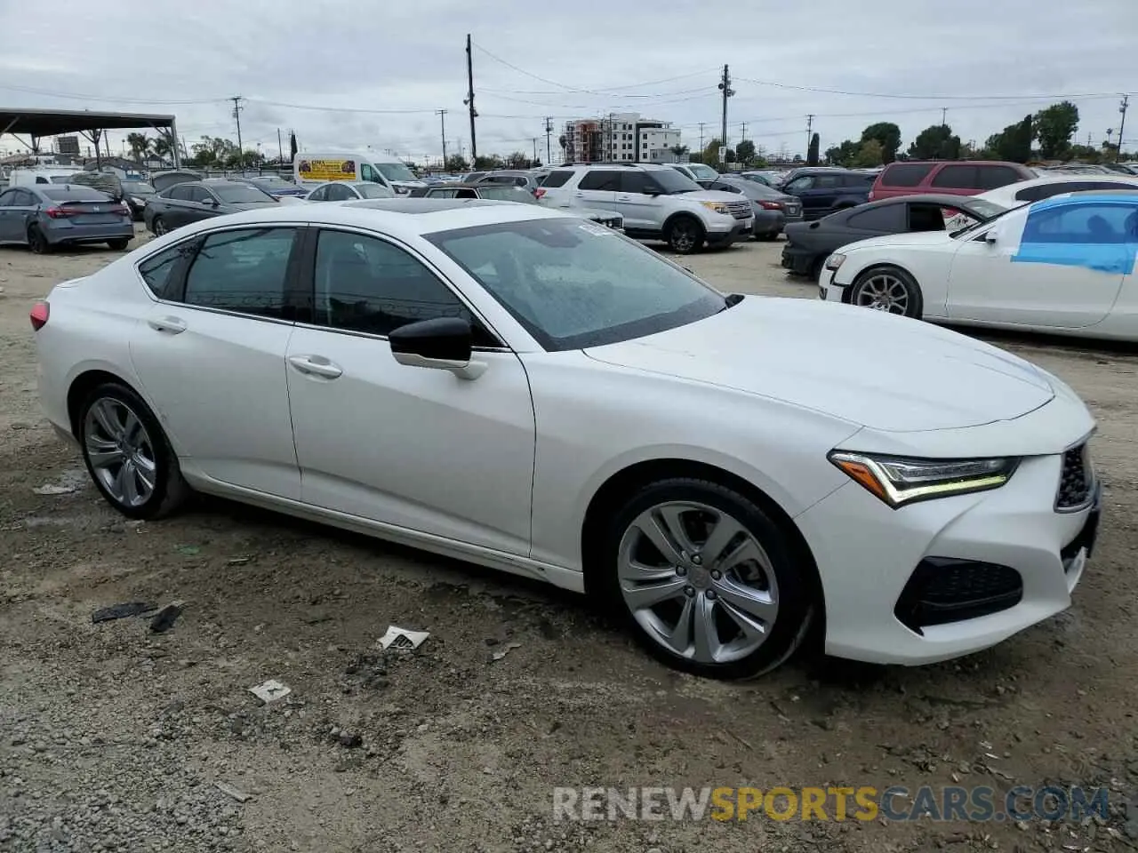 4 Photograph of a damaged car 19UUB6F43MA006790 ACURA TLX 2021