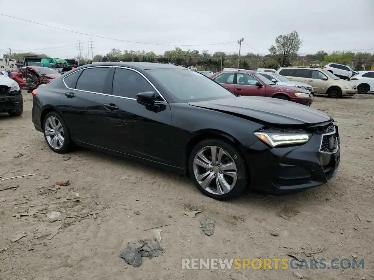 4 Photograph of a damaged car 19UUB6F44MA001226 ACURA TLX 2021