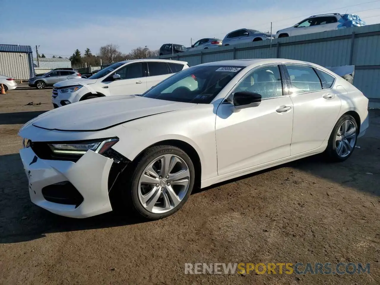 1 Фотография поврежденного автомобиля 19UUB6F45MA007178 ACURA TLX 2021