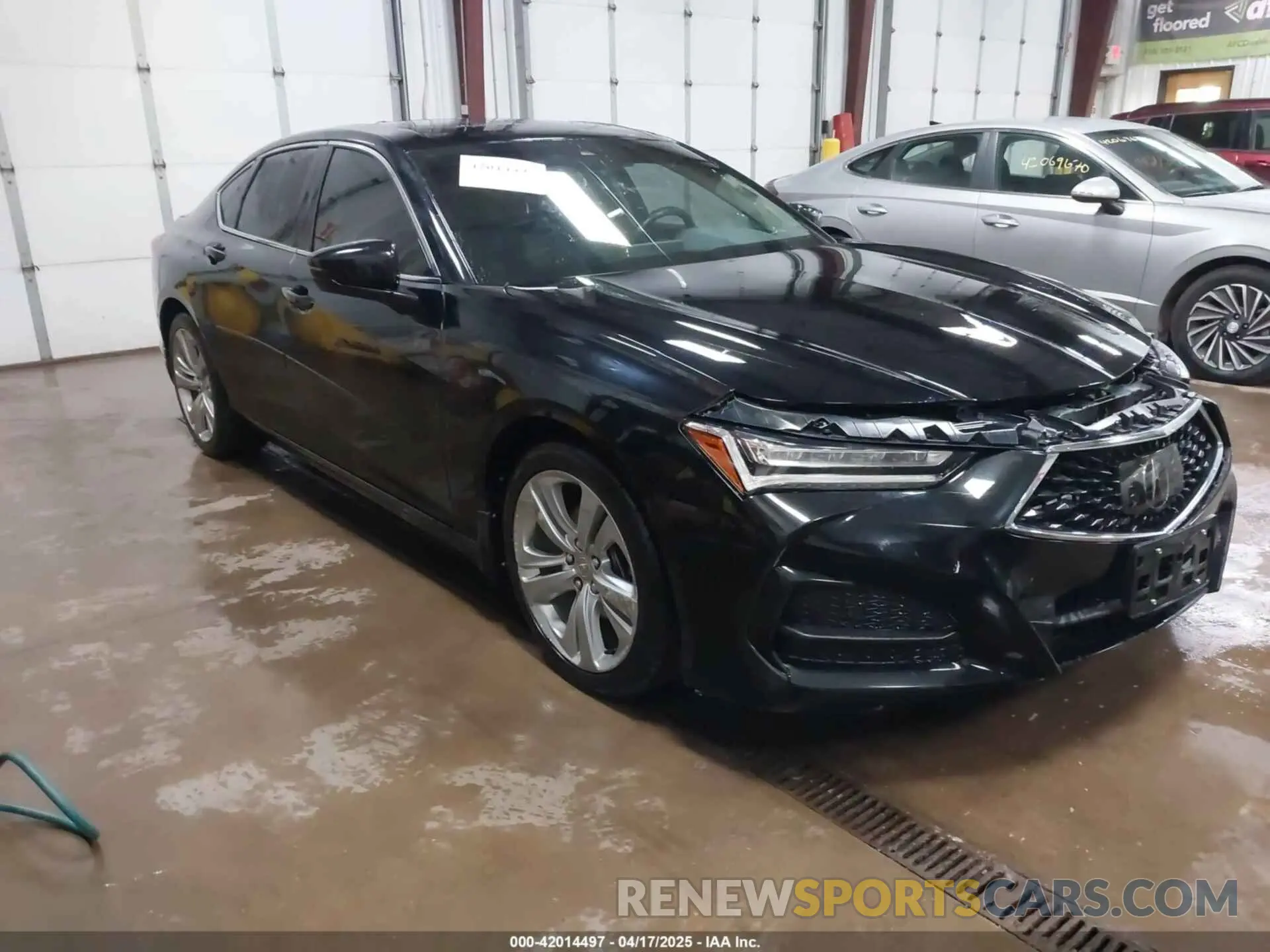 1 Photograph of a damaged car 19UUB6F47MA004430 ACURA TLX 2021