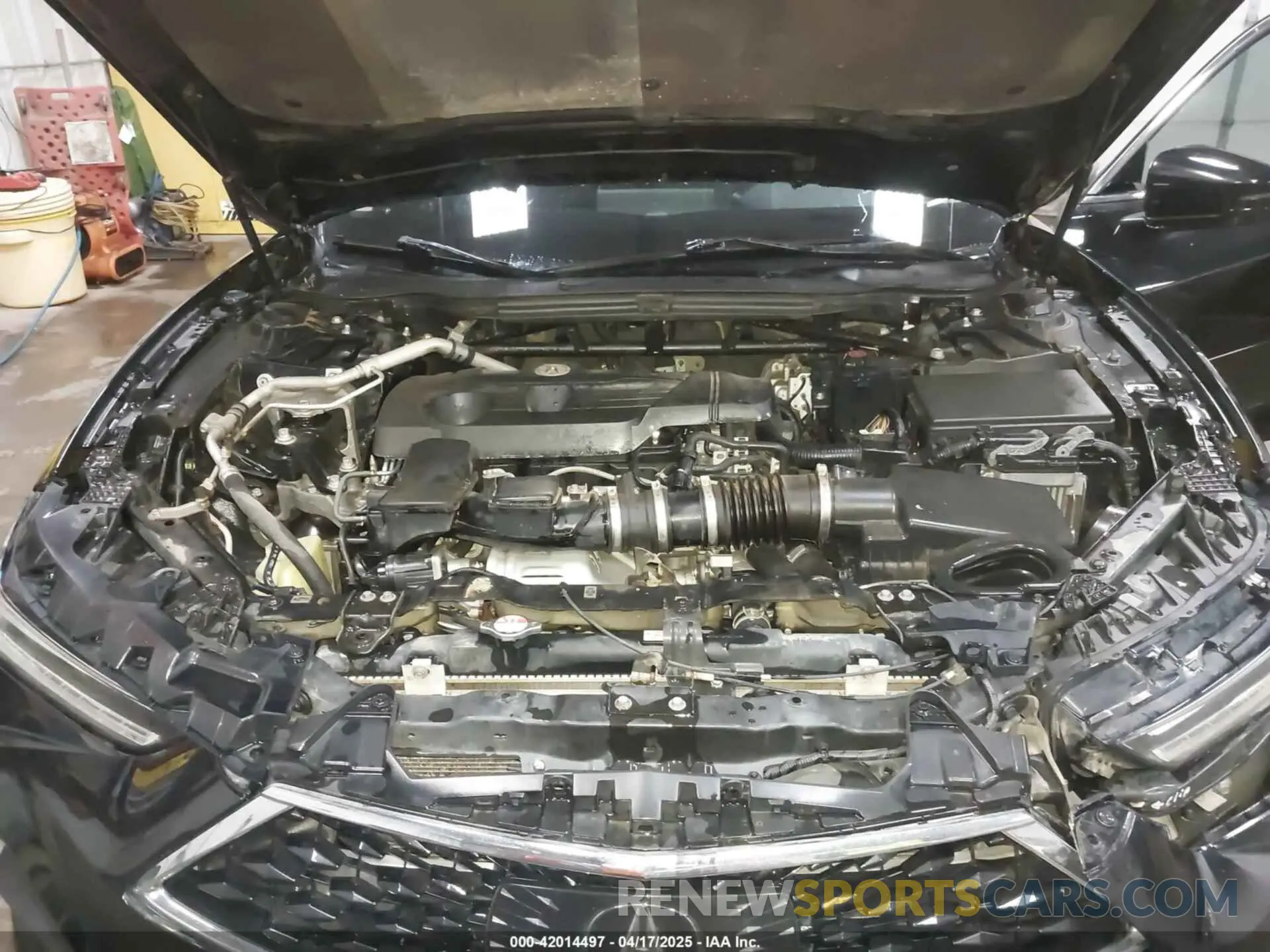 10 Photograph of a damaged car 19UUB6F47MA004430 ACURA TLX 2021
