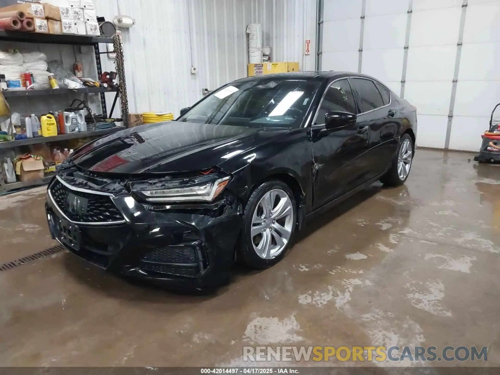 2 Photograph of a damaged car 19UUB6F47MA004430 ACURA TLX 2021