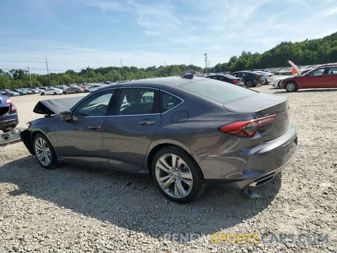 2 Фотография поврежденного автомобиля 19UUB6F48MA002184 ACURA TLX 2021