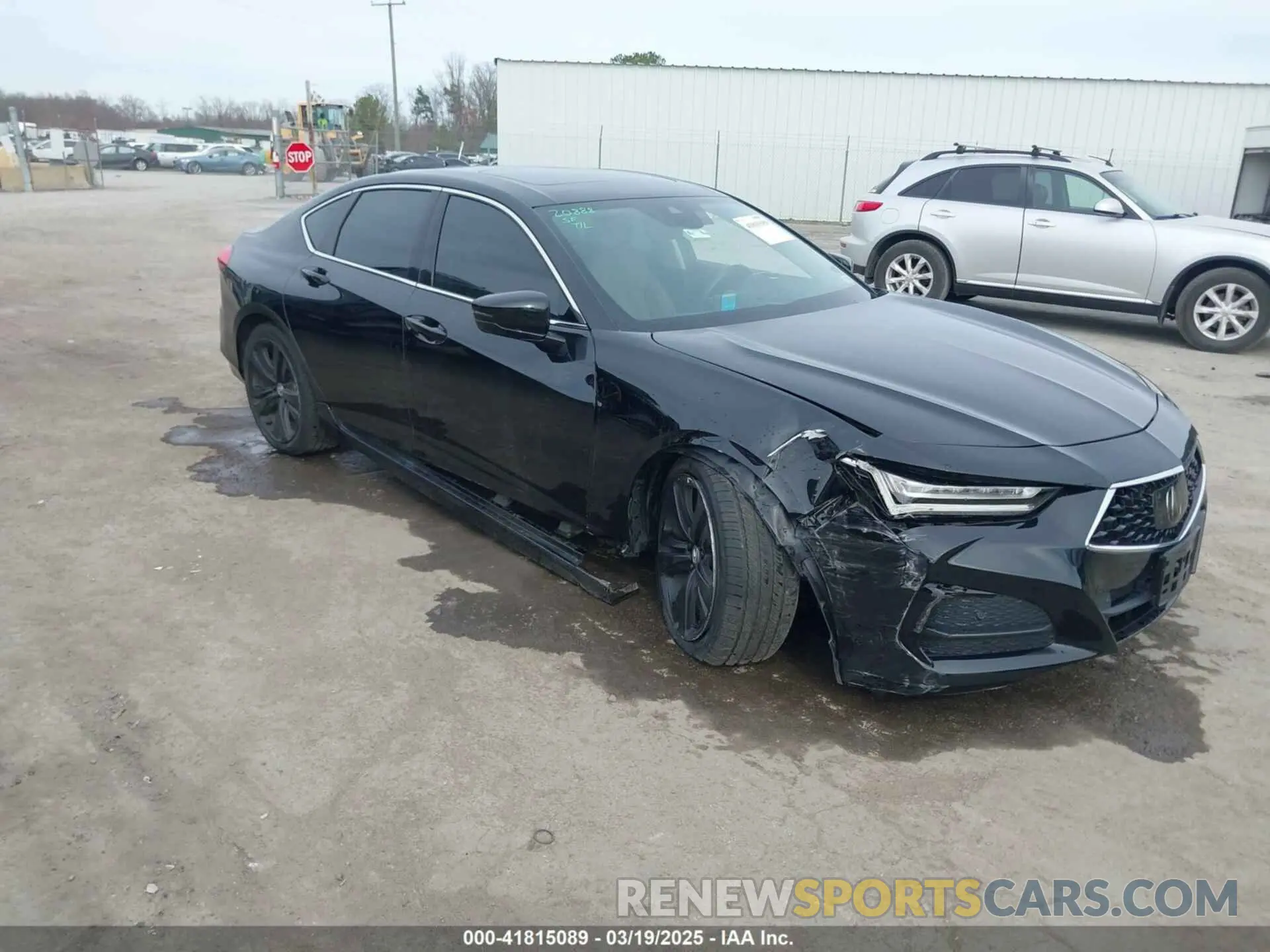 1 Photograph of a damaged car 19UUB6F48MA004162 ACURA TLX 2021