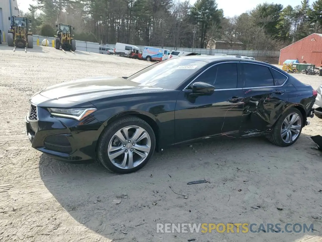 1 Photograph of a damaged car 19UUB6F4XMA006575 ACURA TLX 2021