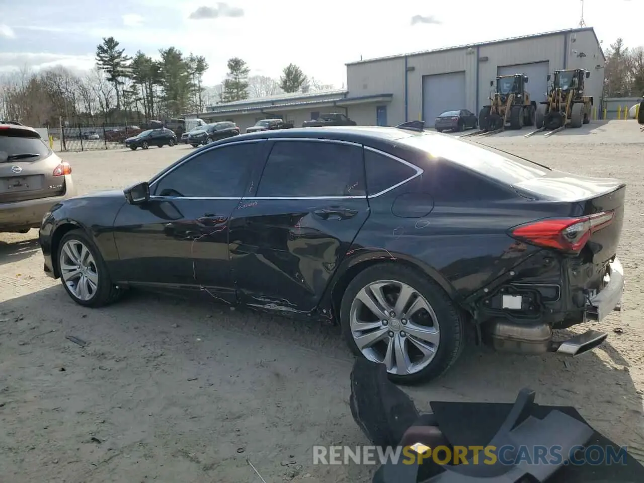 2 Photograph of a damaged car 19UUB6F4XMA006575 ACURA TLX 2021