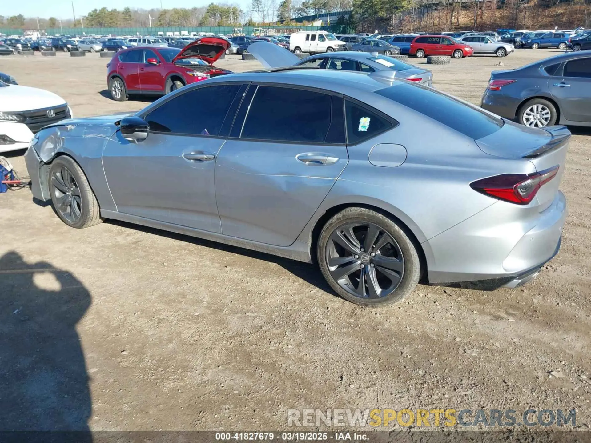 3 Photograph of a damaged car 19UUB6F51MA009292 ACURA TLX 2021