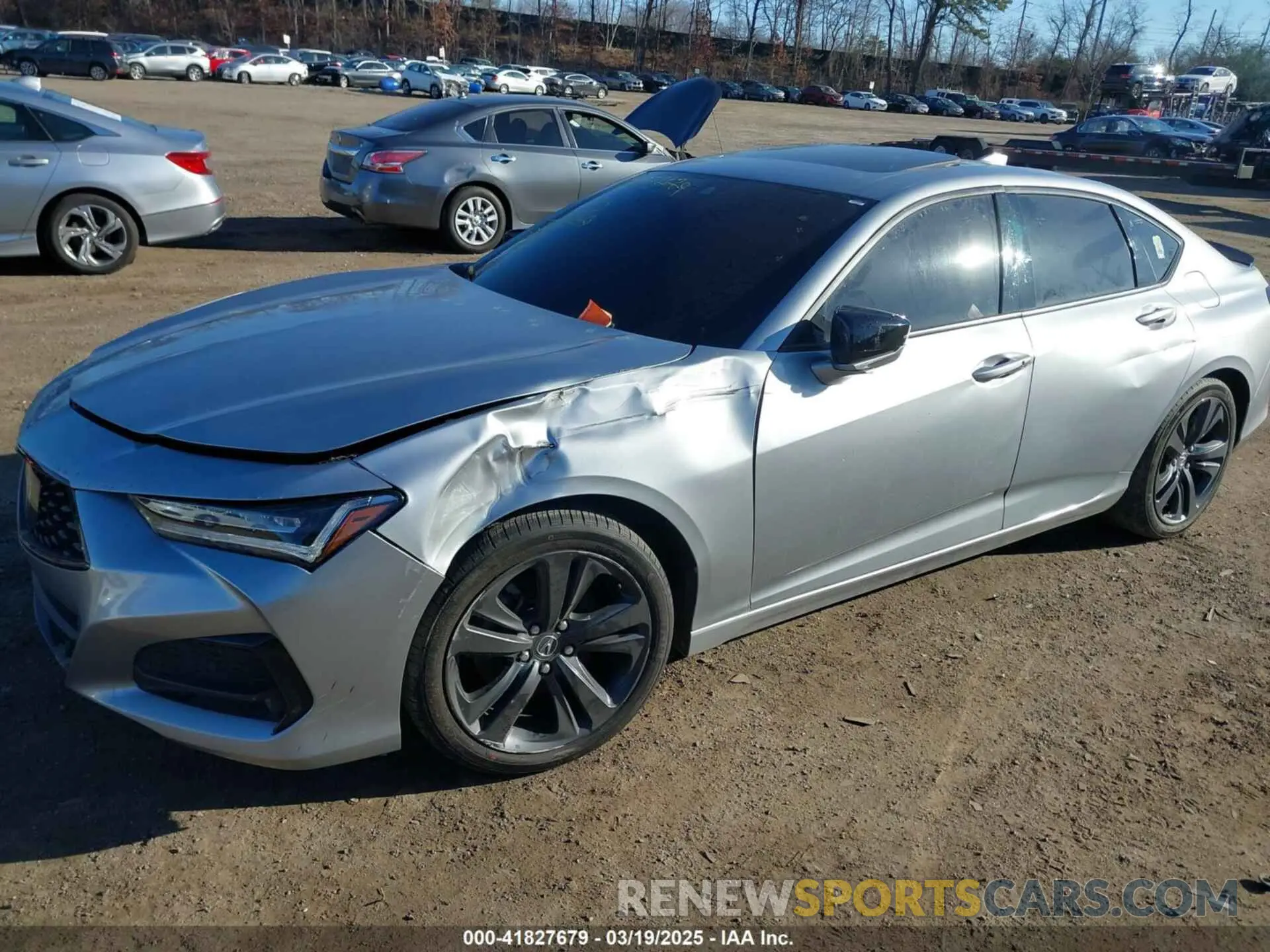 6 Photograph of a damaged car 19UUB6F51MA009292 ACURA TLX 2021
