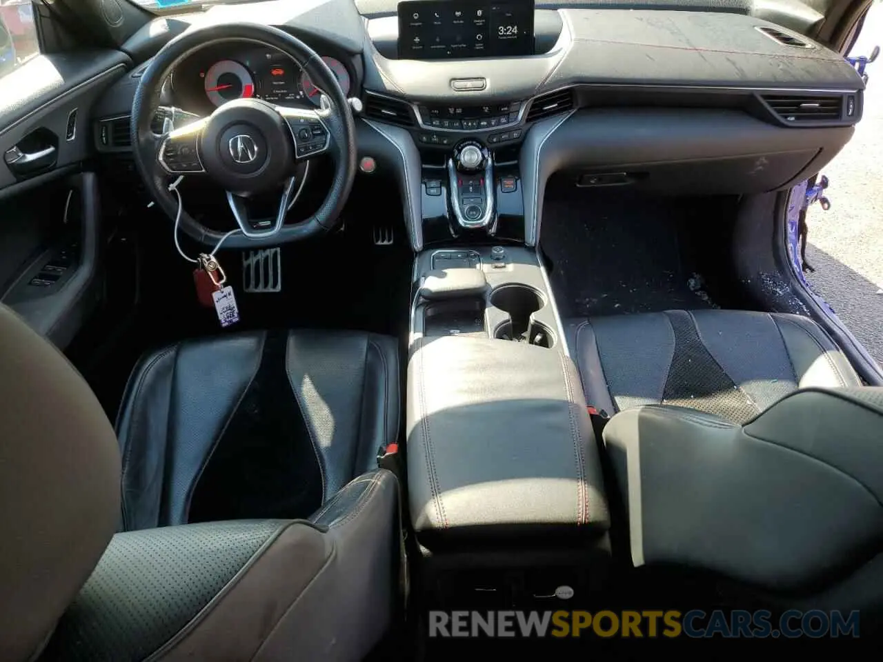 8 Photograph of a damaged car 19UUB6F52MA000536 ACURA TLX 2021