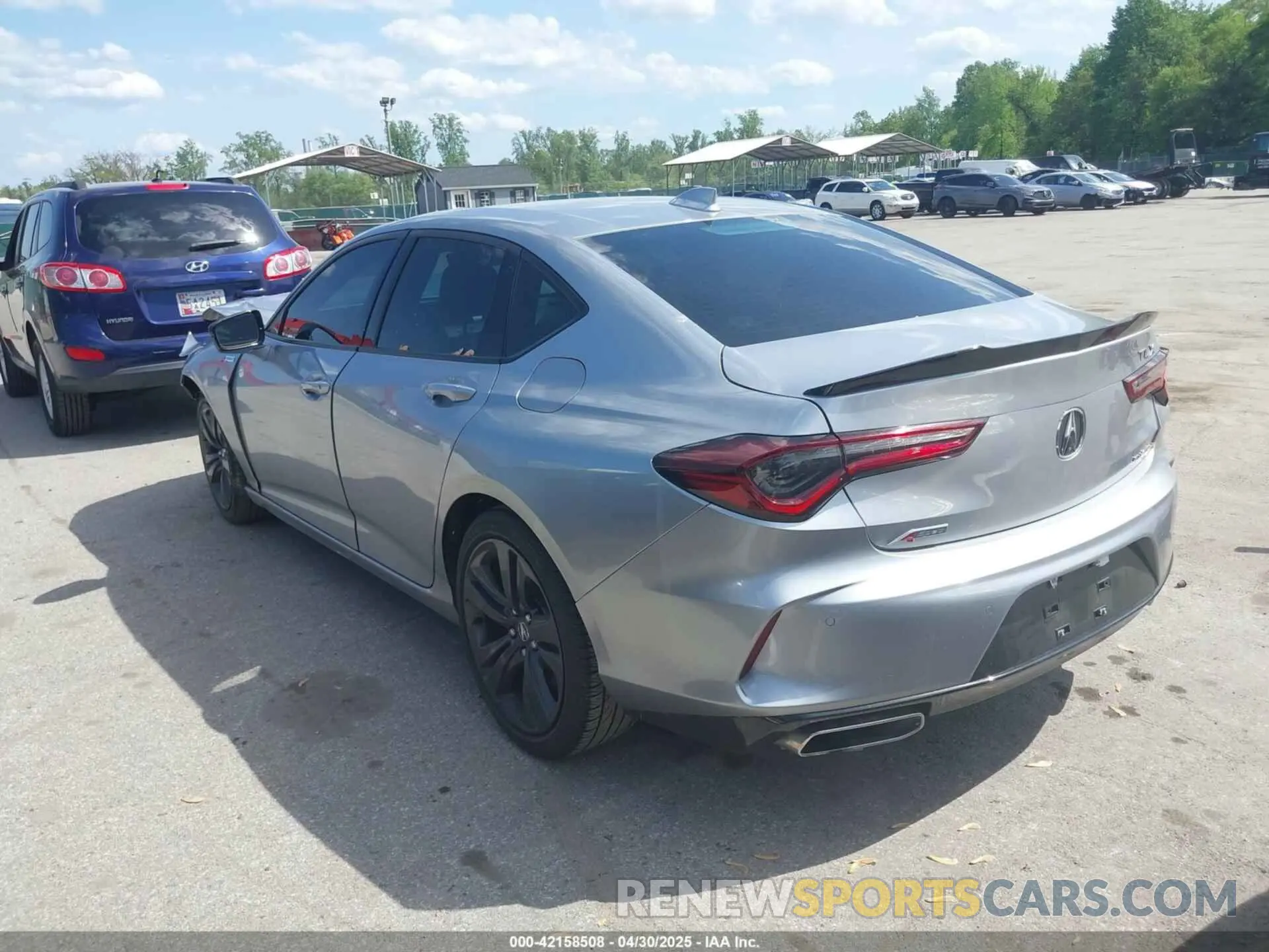 3 Photograph of a damaged car 19UUB6F53MA003252 ACURA TLX 2021