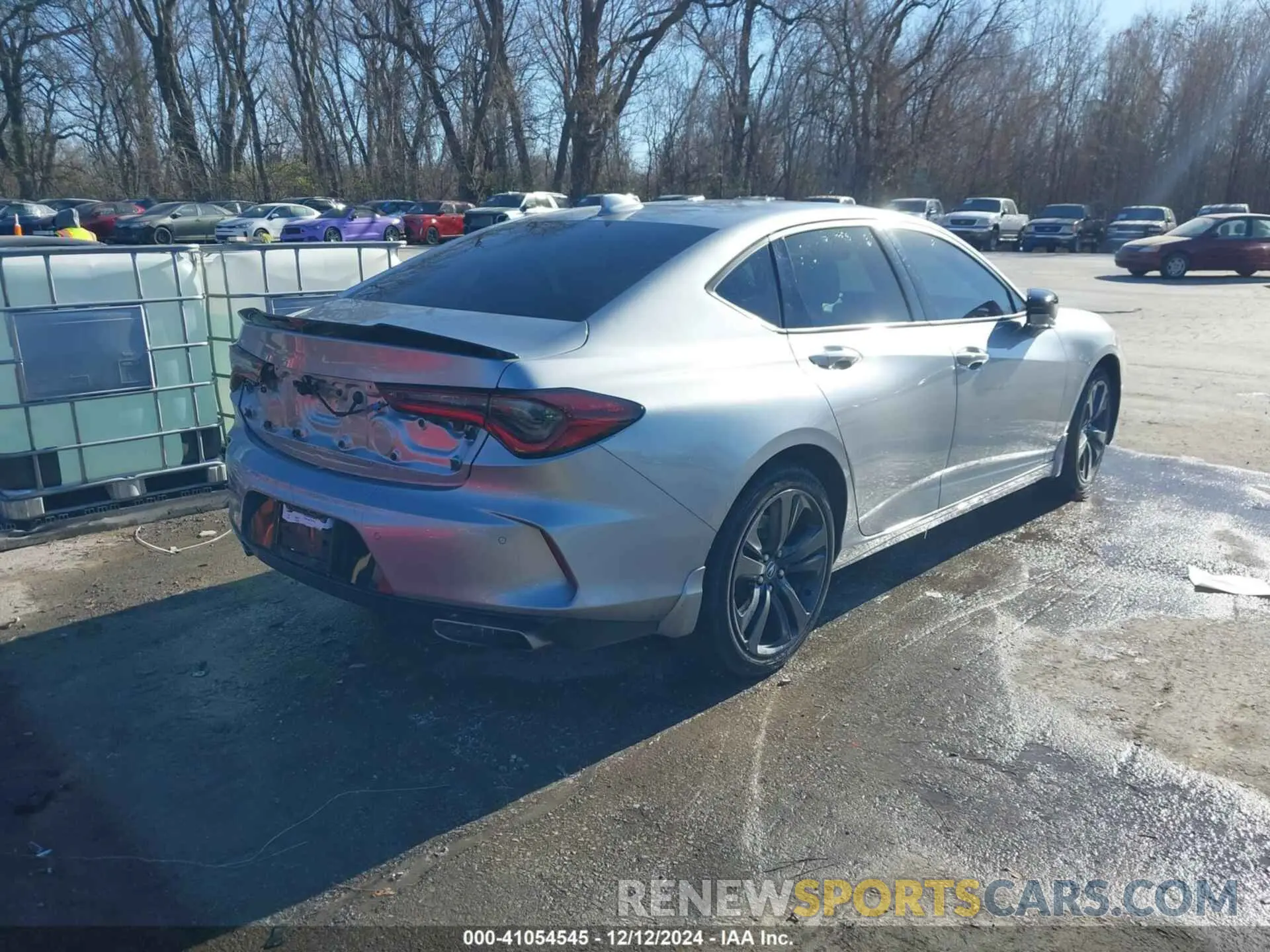 4 Photograph of a damaged car 19UUB6F56MA012043 ACURA TLX 2021