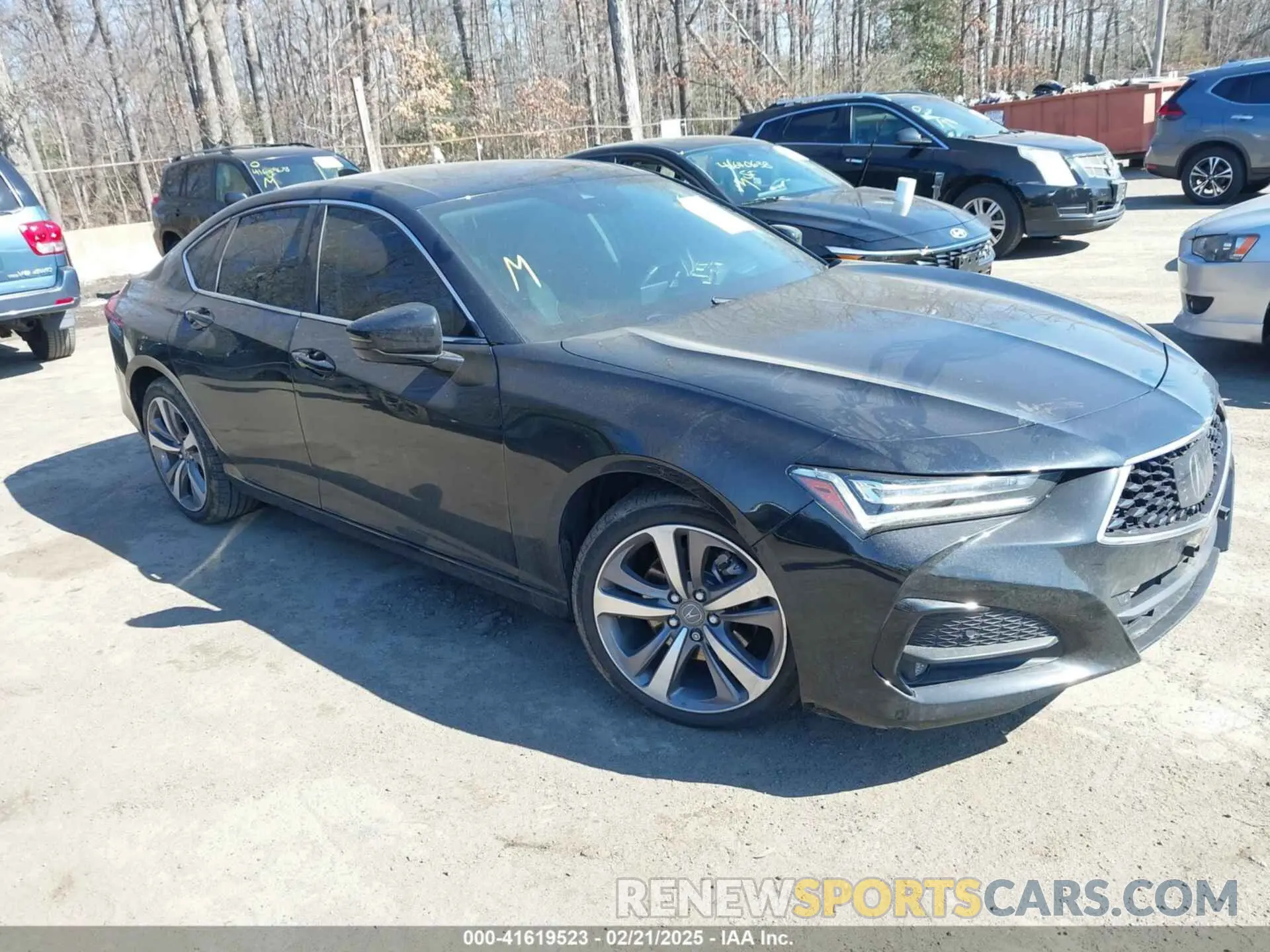 1 Photograph of a damaged car 19UUB6F60MA004240 ACURA TLX 2021