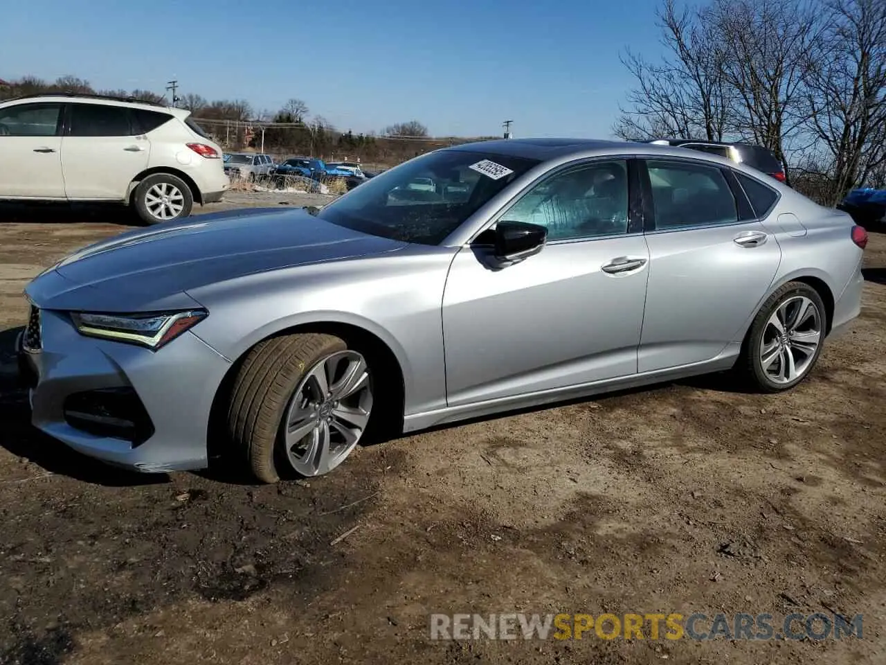 1 Фотография поврежденного автомобиля 19UUB6F65MA001513 ACURA TLX 2021