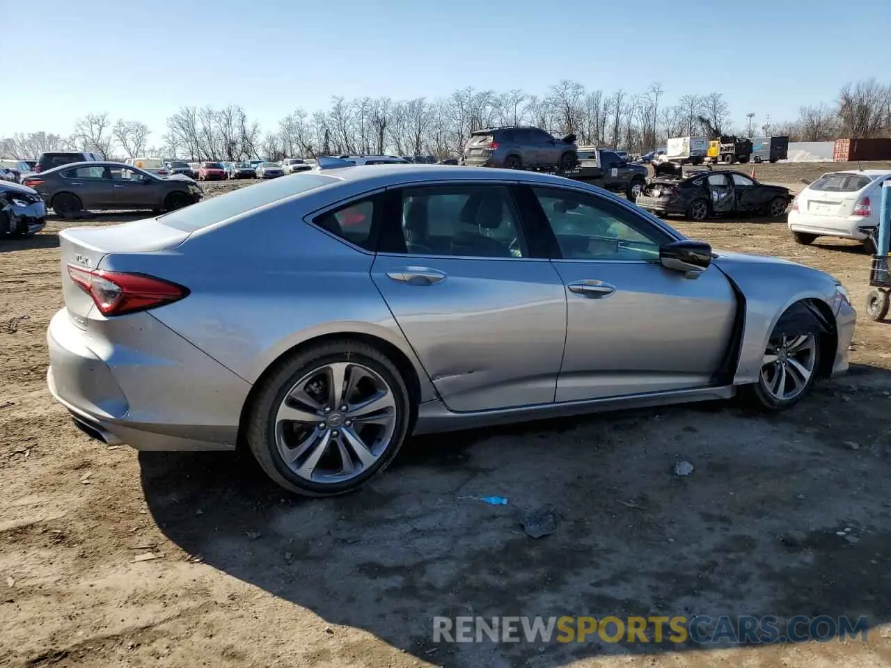 3 Фотография поврежденного автомобиля 19UUB6F65MA001513 ACURA TLX 2021