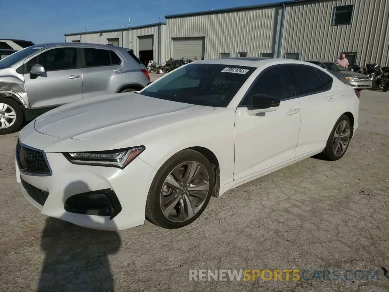 1 Photograph of a damaged car 19UUB6F66MA003108 ACURA TLX 2021