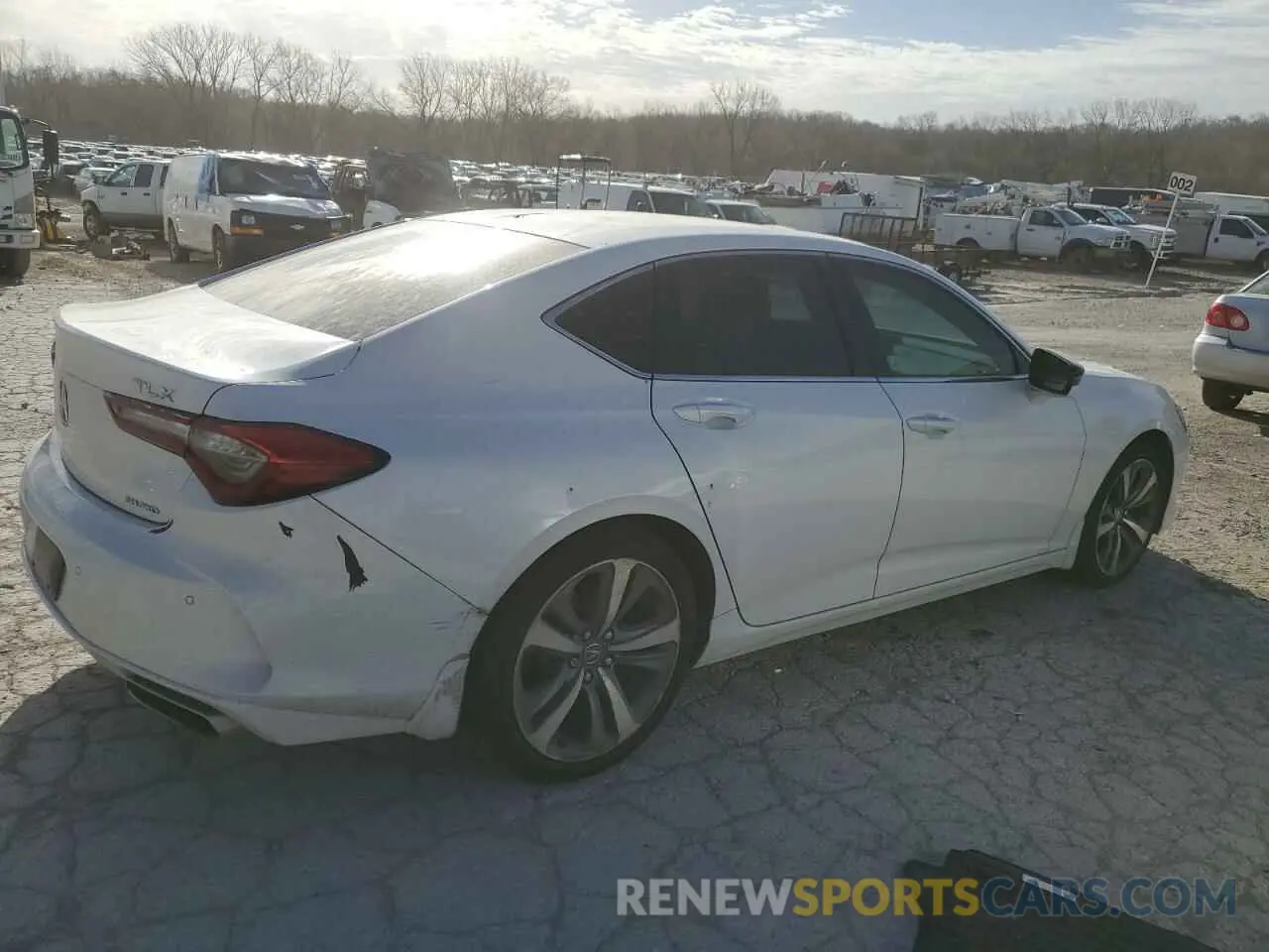 3 Photograph of a damaged car 19UUB6F66MA003108 ACURA TLX 2021