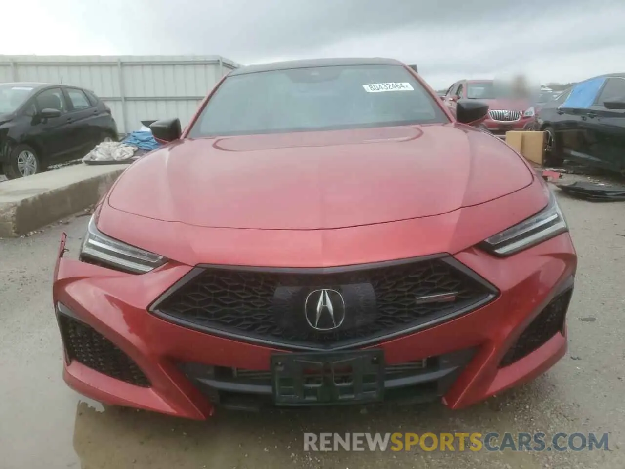 5 Фотография поврежденного автомобиля 19UUB7F03MA001317 ACURA TLX 2021