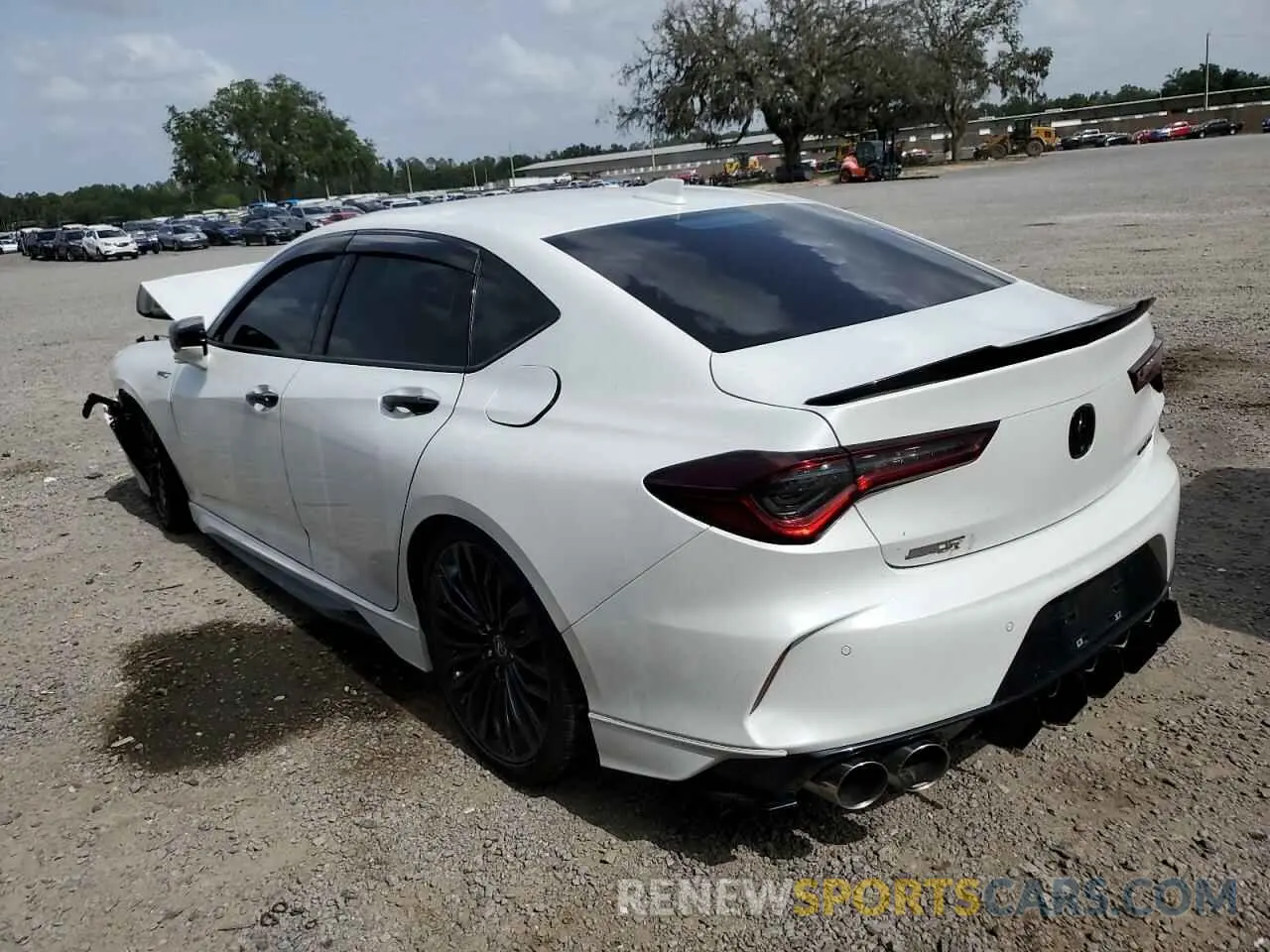 2 Photograph of a damaged car 19UUB7F05MA000153 ACURA TLX 2021