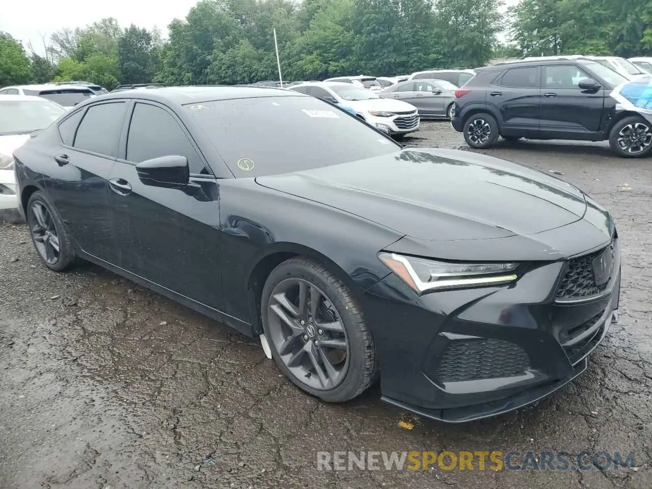 4 Photograph of a damaged car 19UUB7F05MA000735 ACURA TLX 2021