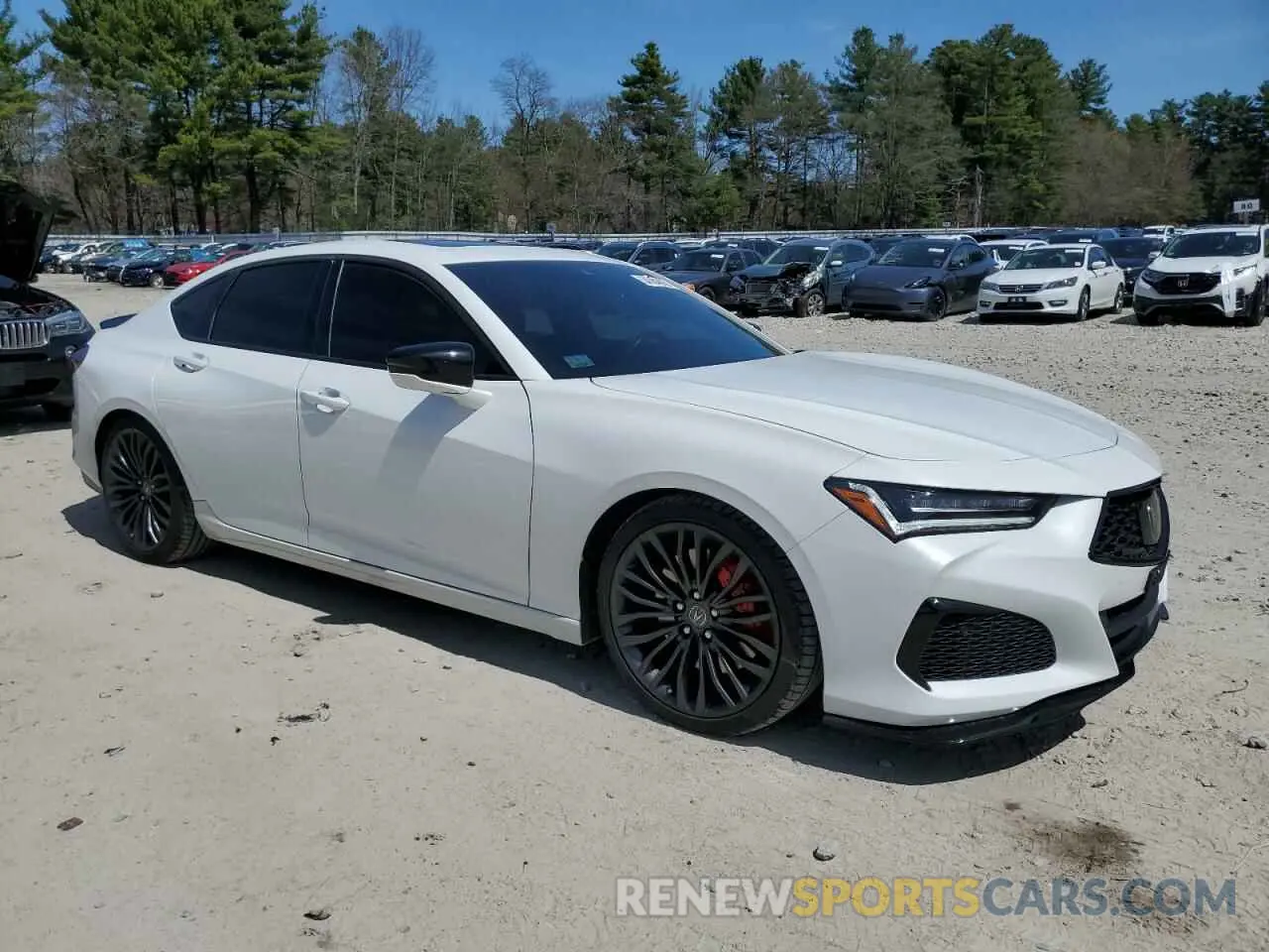 4 Photograph of a damaged car 19UUB7F06MA001392 ACURA TLX 2021