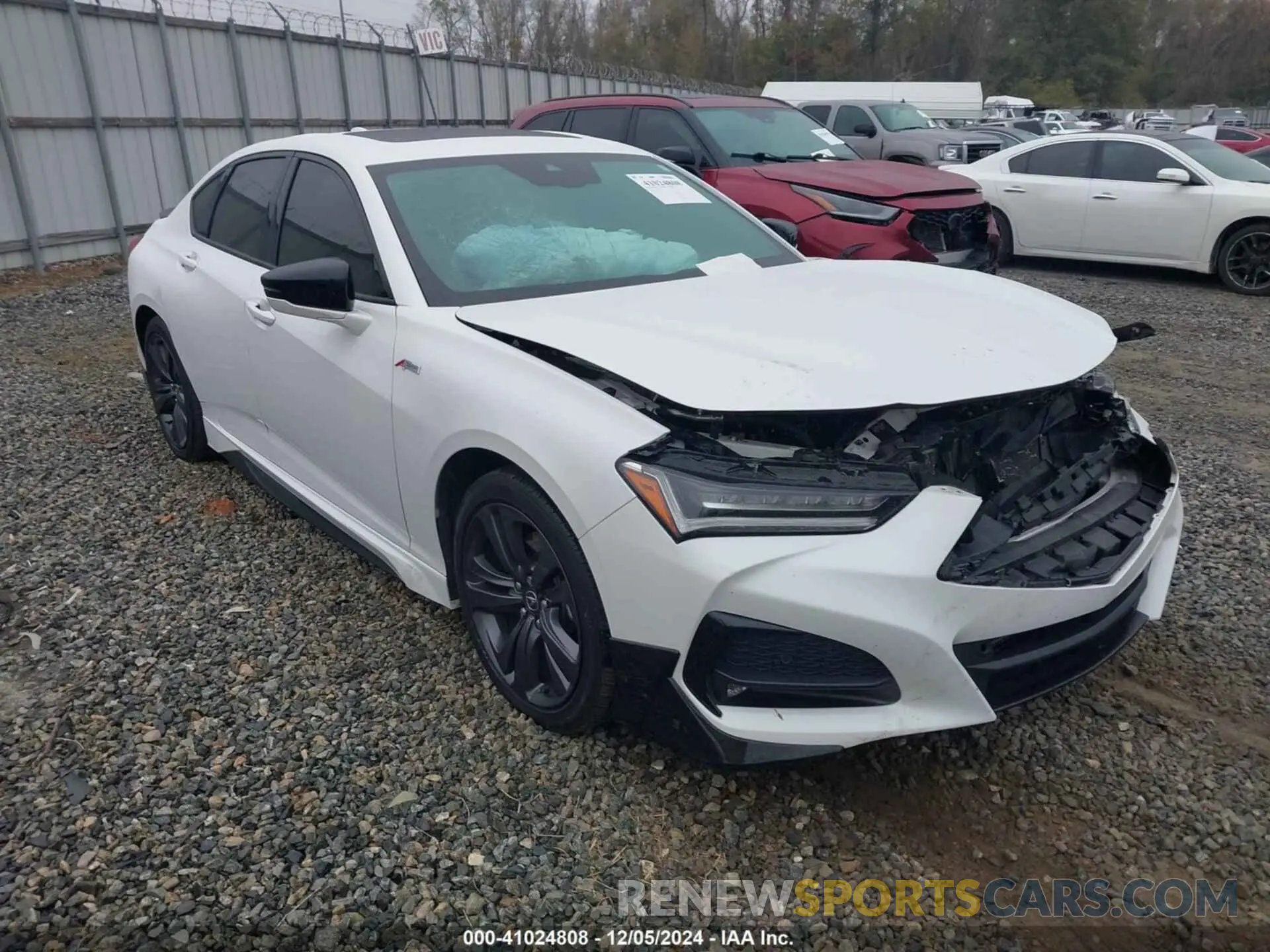 1 Photograph of a damaged car 19UUB5F52NA003710 ACURA TLX 2022
