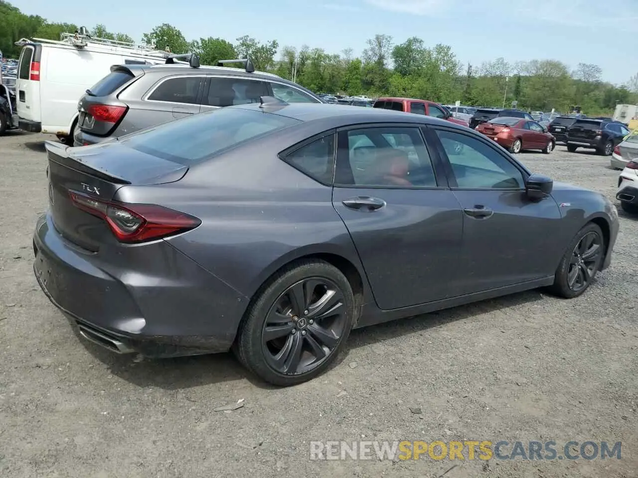 3 Photograph of a damaged car 19UUB5F53NA004087 ACURA TLX 2022