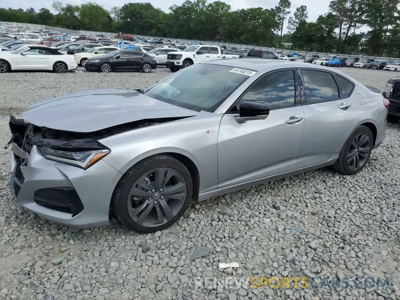1 Photograph of a damaged car 19UUB5F55NA000851 ACURA TLX 2022