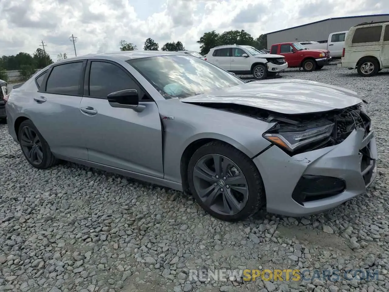 4 Photograph of a damaged car 19UUB5F55NA000851 ACURA TLX 2022