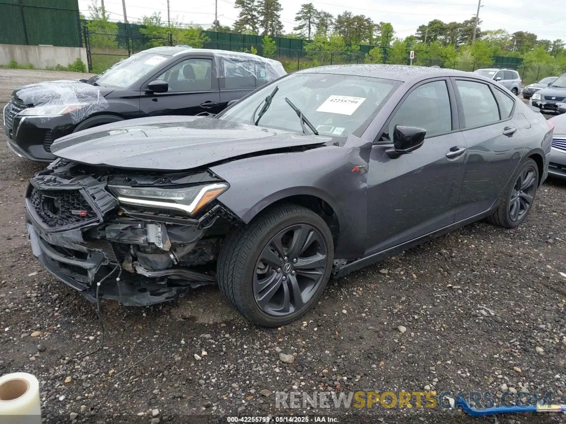 2 Photograph of a damaged car 19UUB5F55NA002986 ACURA TLX 2022
