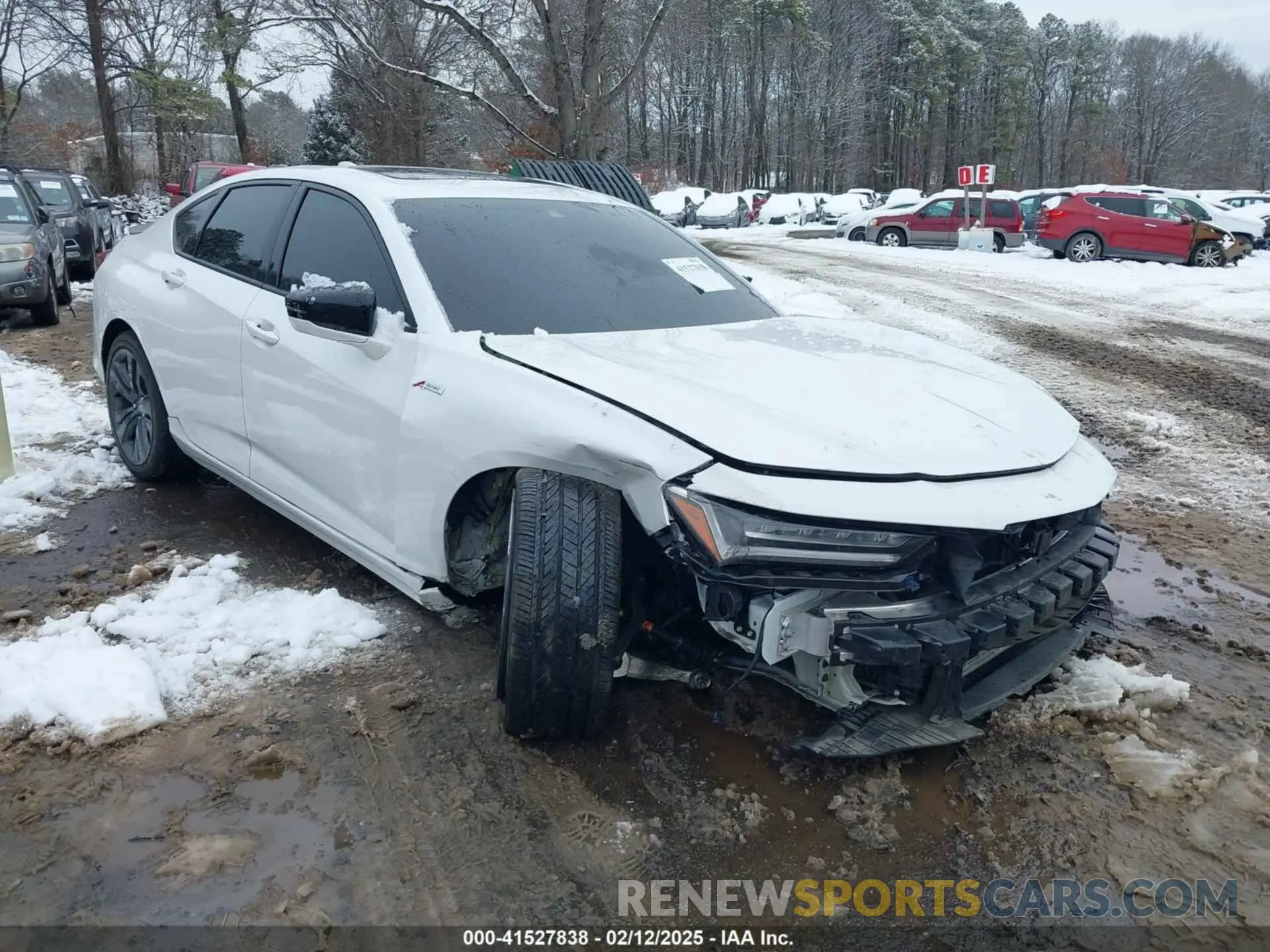 1 Photograph of a damaged car 19UUB5F55NA003443 ACURA TLX 2022