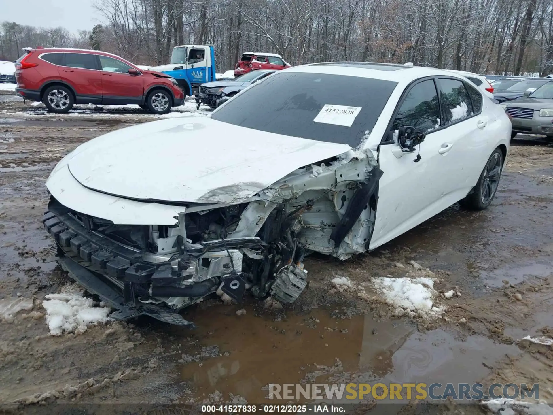 2 Photograph of a damaged car 19UUB5F55NA003443 ACURA TLX 2022