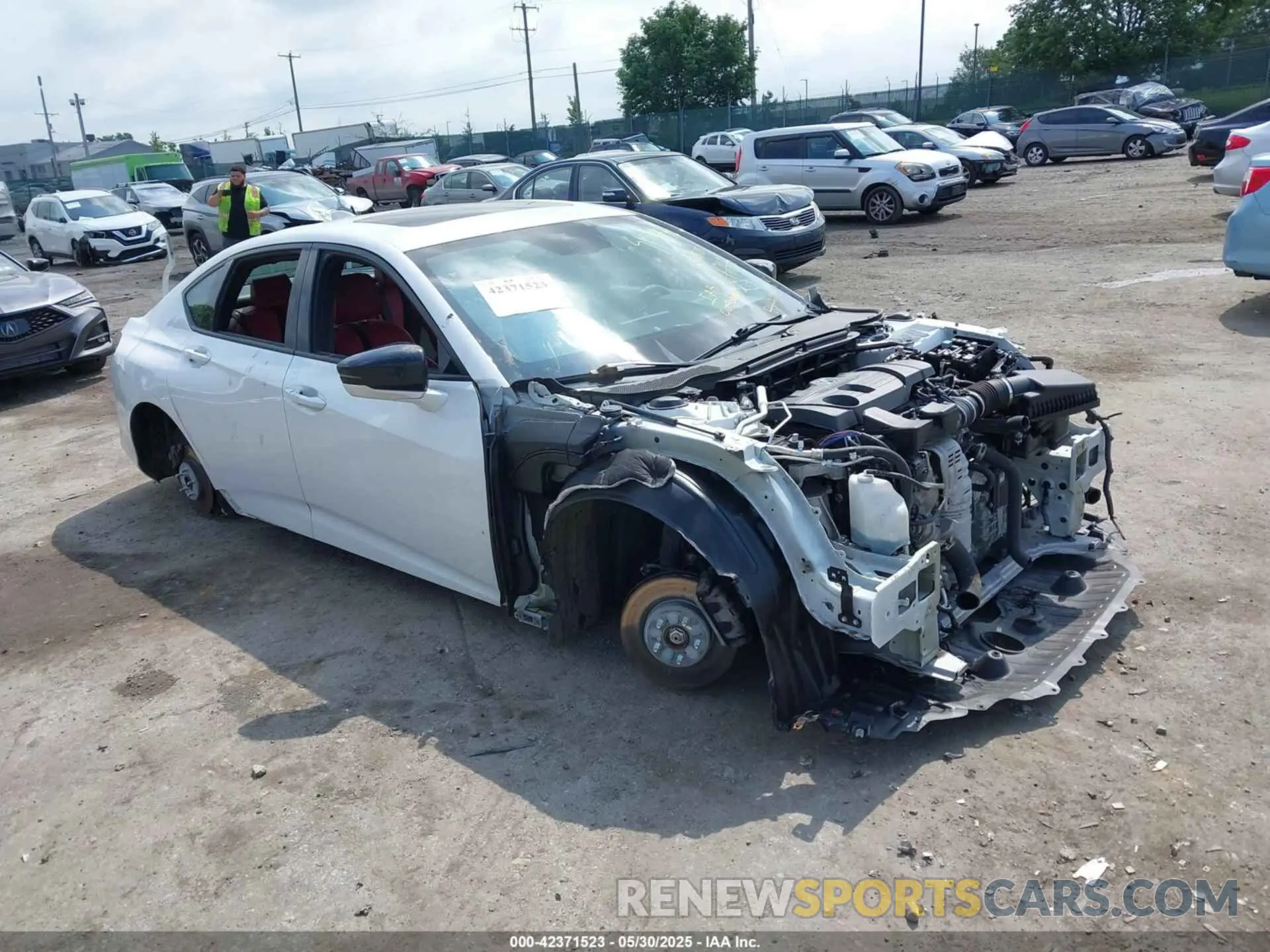 1 Photograph of a damaged car 19UUB5F56NA004956 ACURA TLX 2022