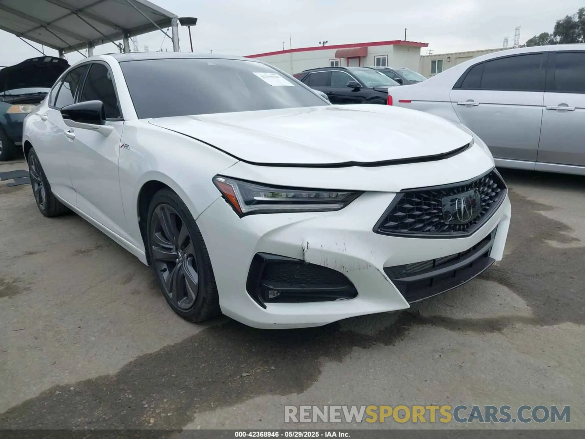 1 Фотография поврежденного автомобиля 19UUB5F59NA001954 ACURA TLX 2022