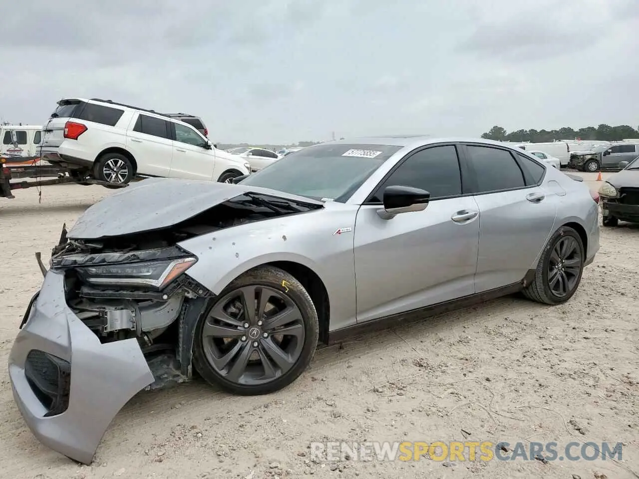 1 Photograph of a damaged car 19UUB5F5XNA005186 ACURA TLX 2022
