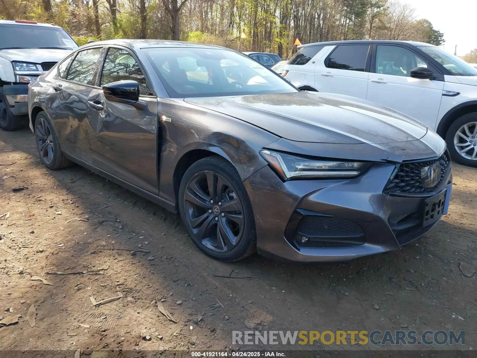 1 Photograph of a damaged car 19UUB6F50NA002285 ACURA TLX 2022