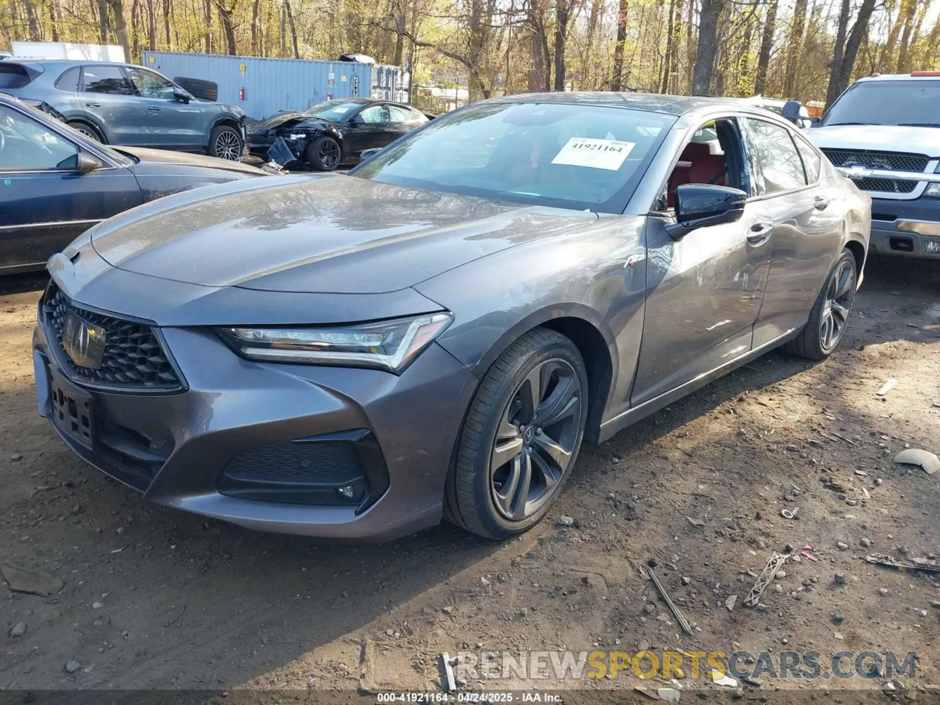 2 Photograph of a damaged car 19UUB6F50NA002285 ACURA TLX 2022