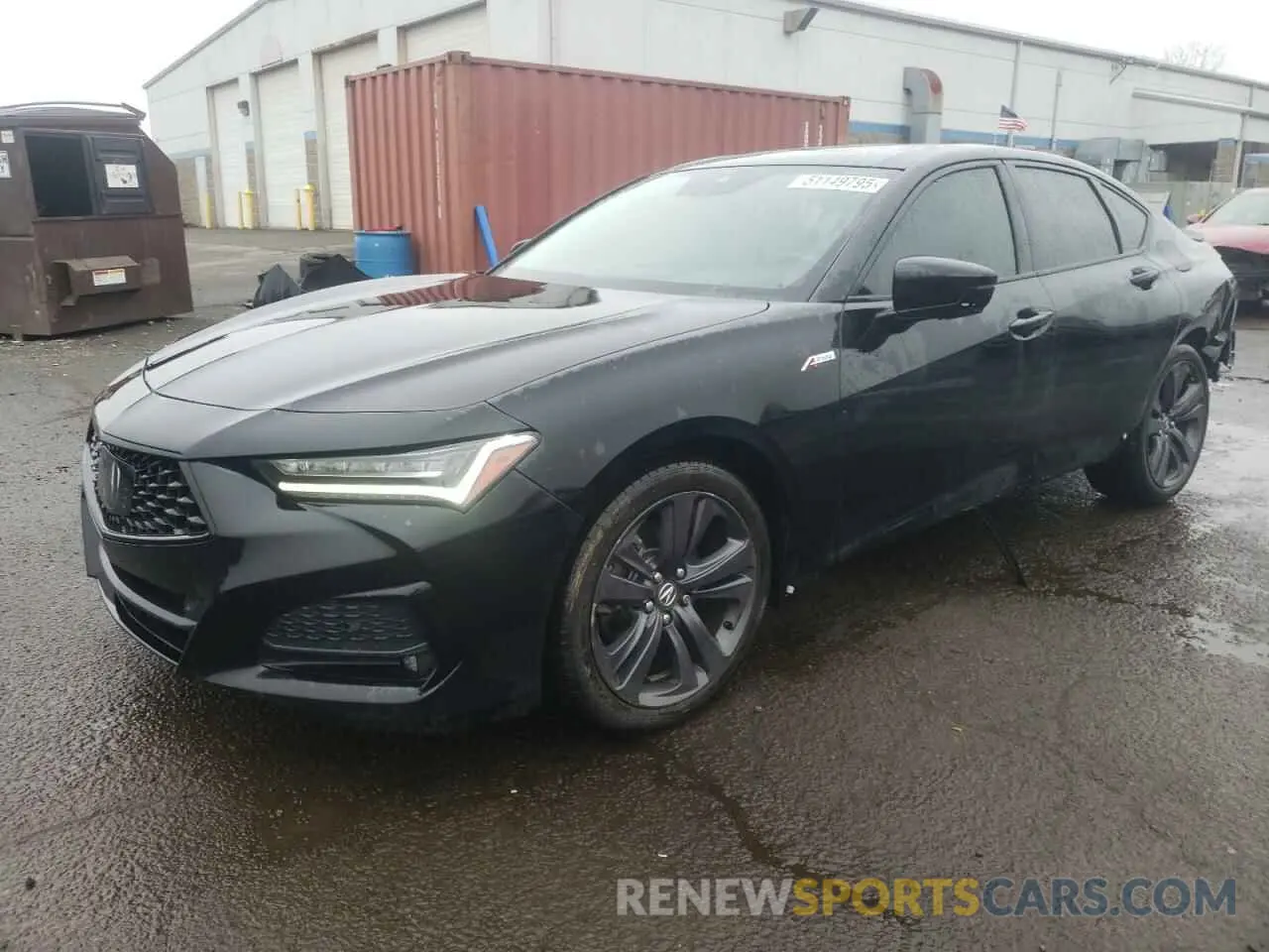 1 Photograph of a damaged car 19UUB6F50NA002870 ACURA TLX 2022