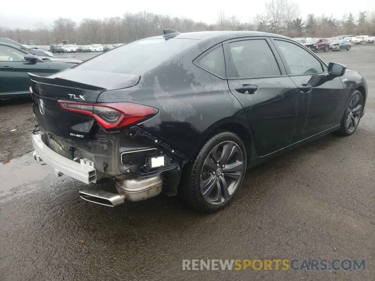 3 Photograph of a damaged car 19UUB6F50NA002870 ACURA TLX 2022