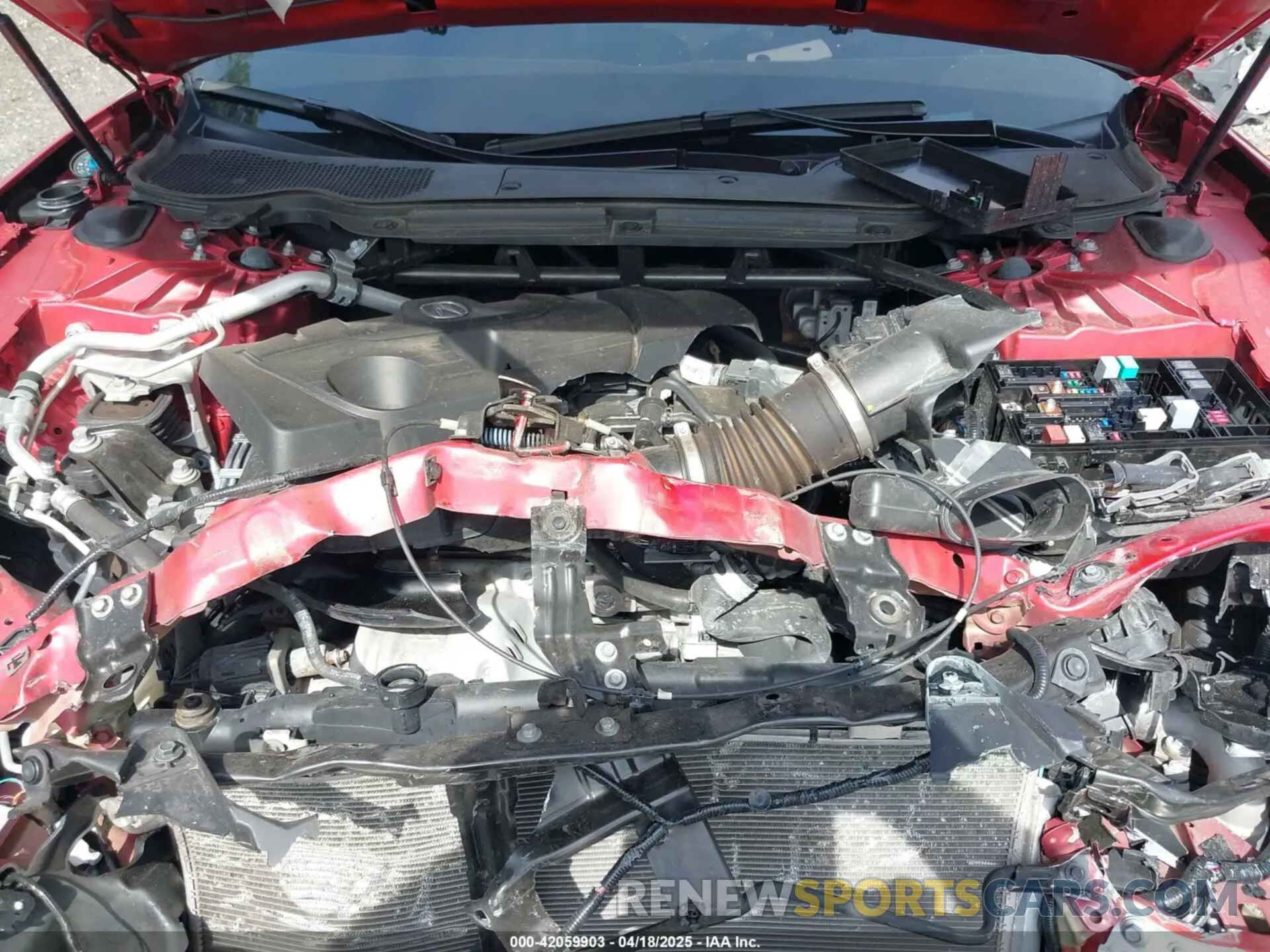 10 Photograph of a damaged car 19UUB6F50NA003002 ACURA TLX 2022