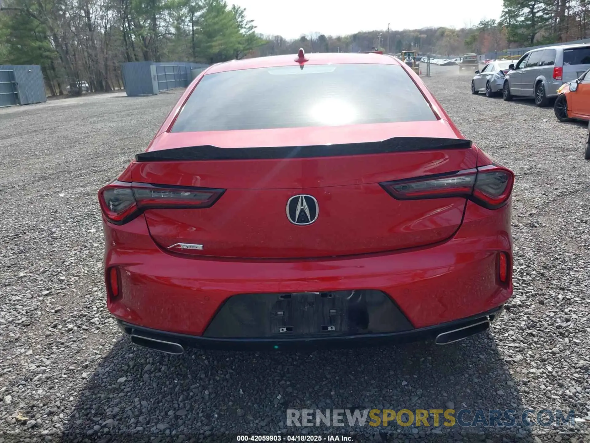 16 Photograph of a damaged car 19UUB6F50NA003002 ACURA TLX 2022