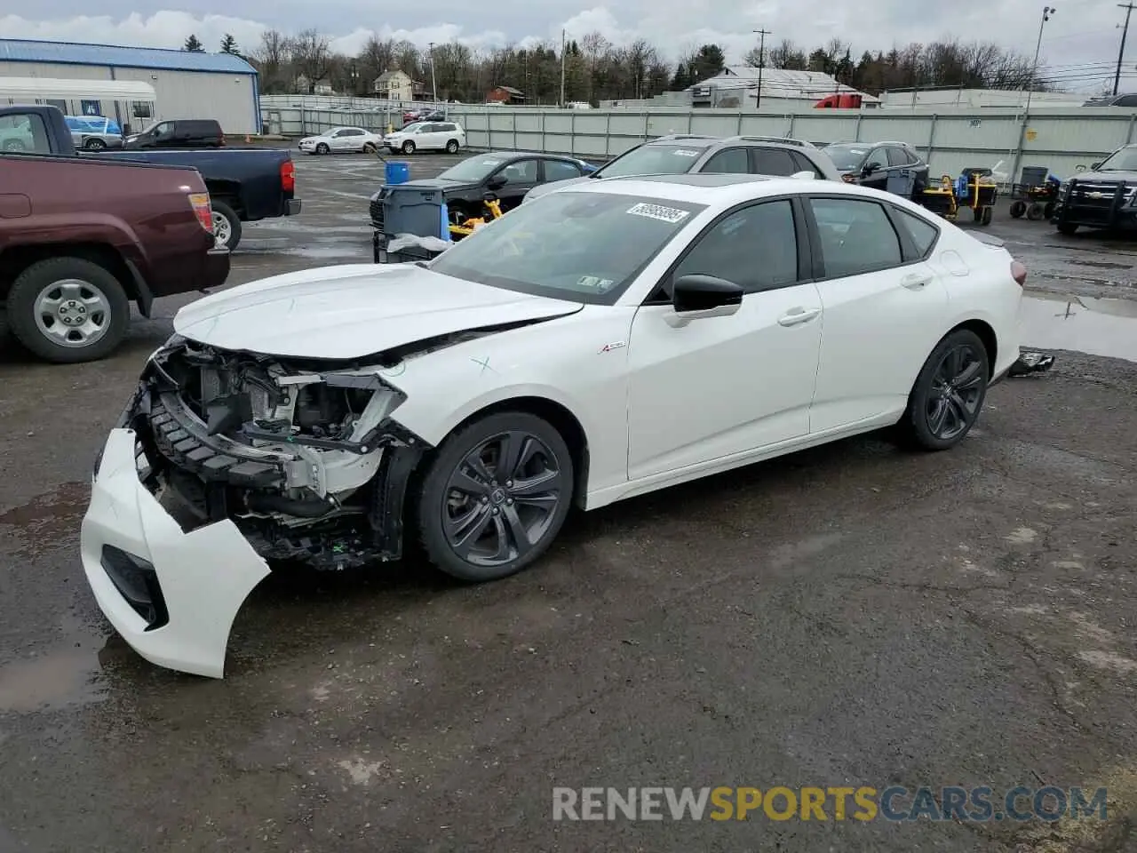 1 Фотография поврежденного автомобиля 19UUB6F56NA003697 ACURA TLX 2022