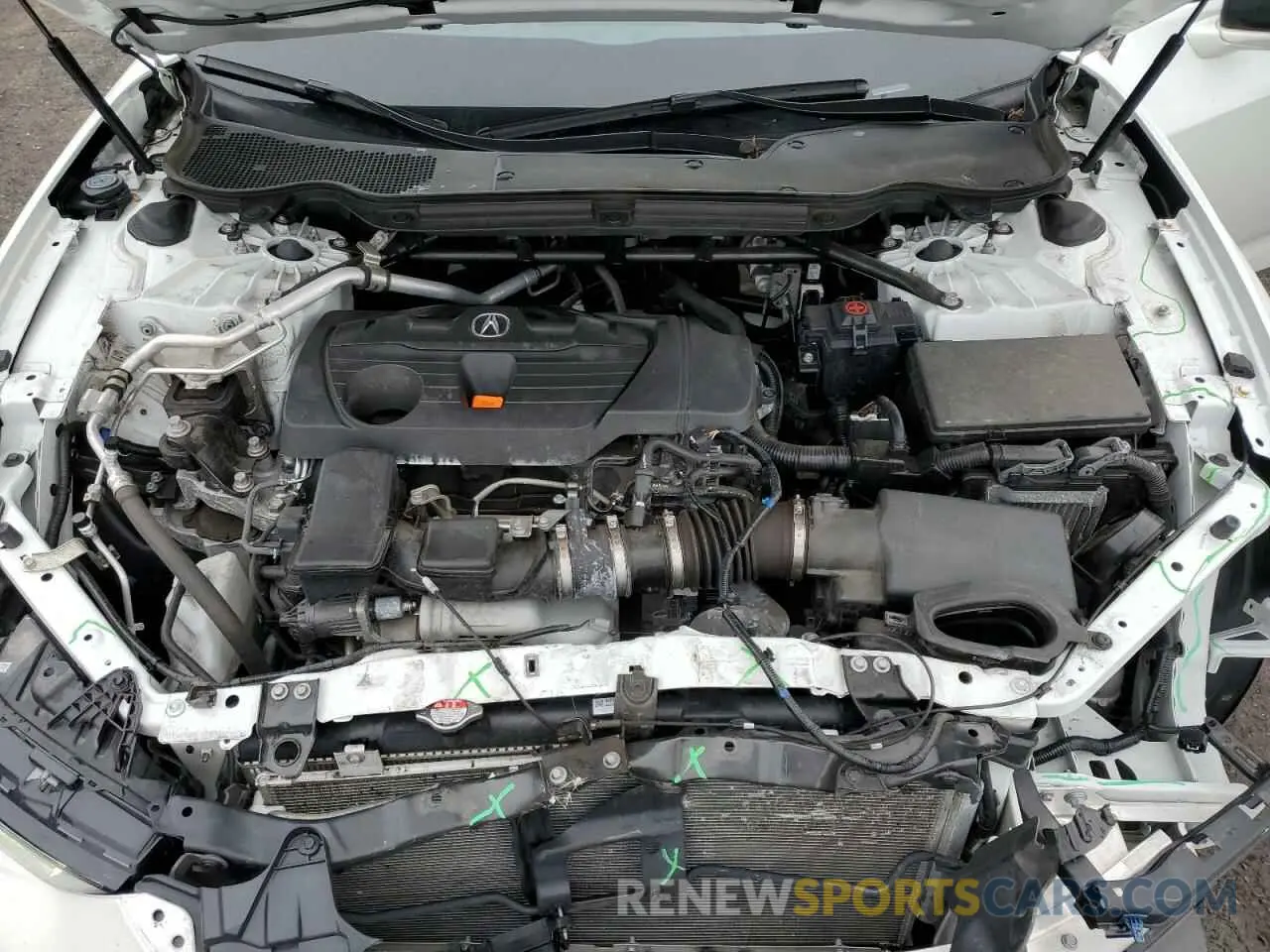 11 Фотография поврежденного автомобиля 19UUB6F56NA003697 ACURA TLX 2022