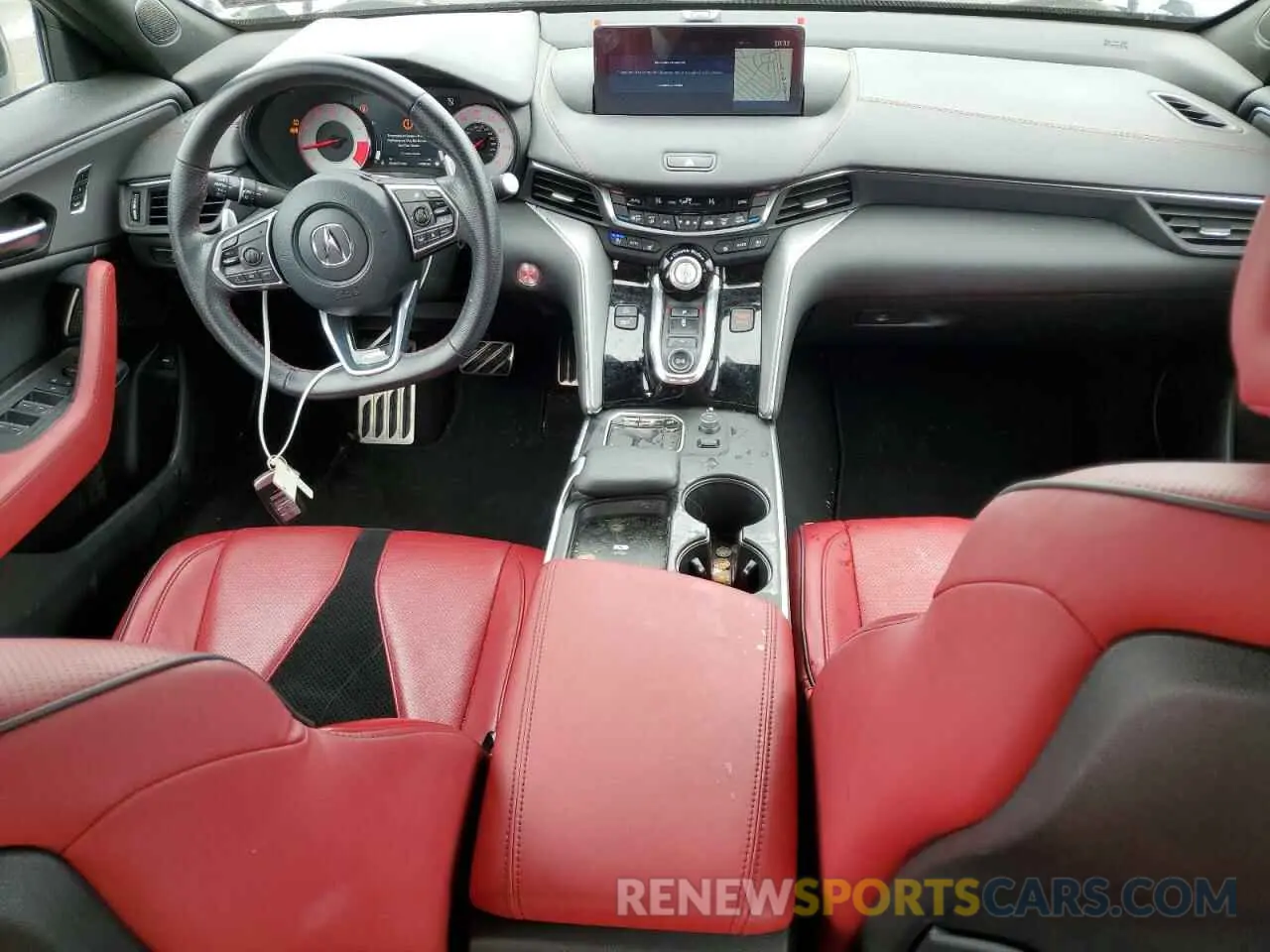 8 Фотография поврежденного автомобиля 19UUB6F56NA003697 ACURA TLX 2022