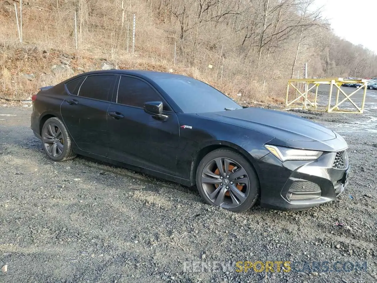 4 Photograph of a damaged car 19UUB6F57NA002834 ACURA TLX 2022