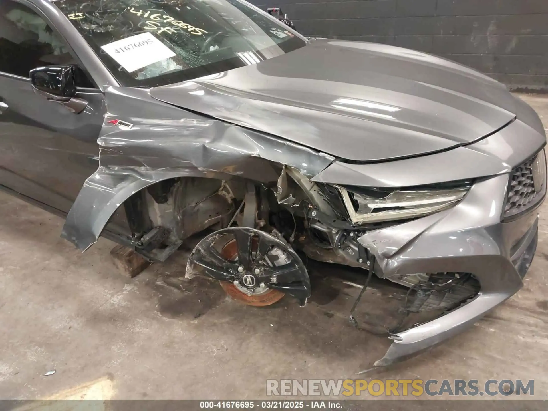 6 Photograph of a damaged car 19UUB6F59NA001068 ACURA TLX 2022